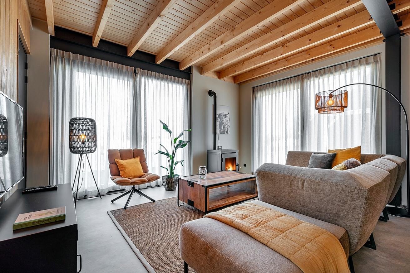 Afgewerkt interieur van 't Lenneps Erf in Veessen.