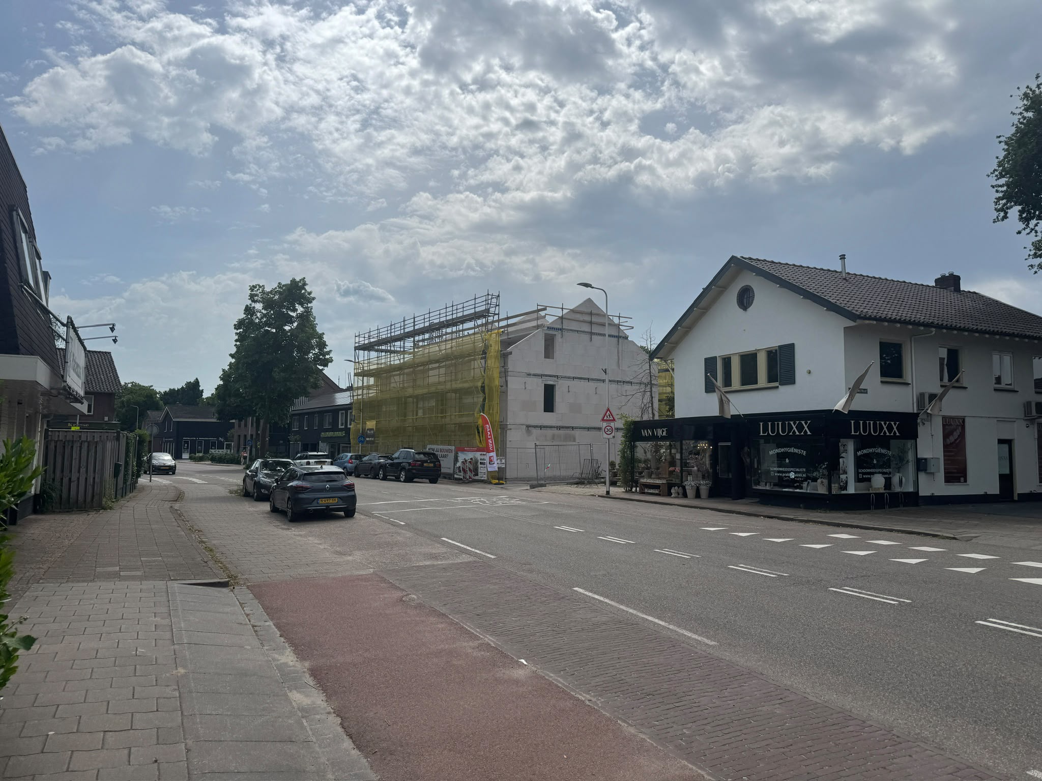 Nieuwbouwappartementen van Villa Verdura tijdens de kijkdag in Epe.