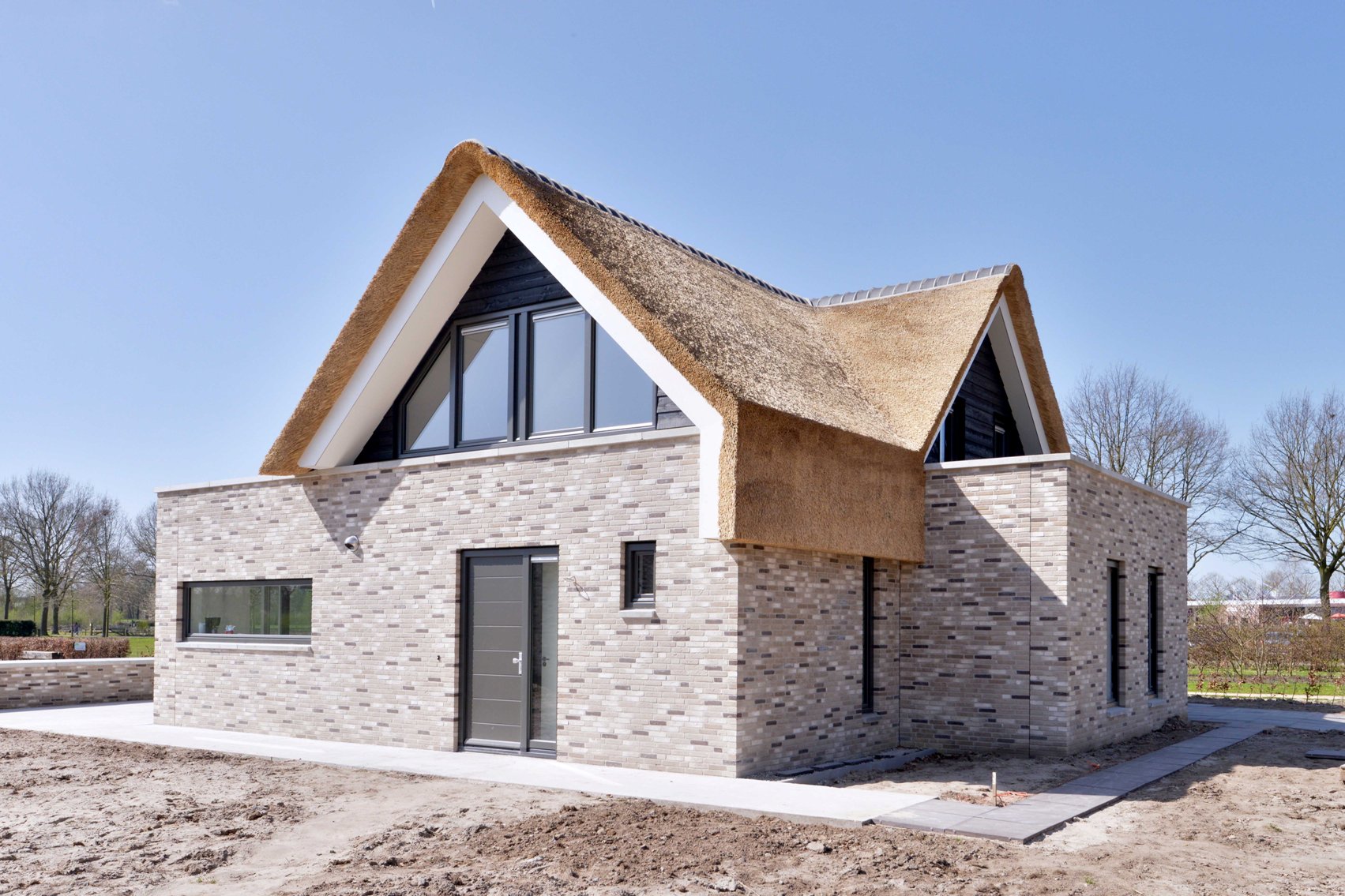 Duurzaam gebouwde villa volgens het WoonHeerlijk bouwconcept.