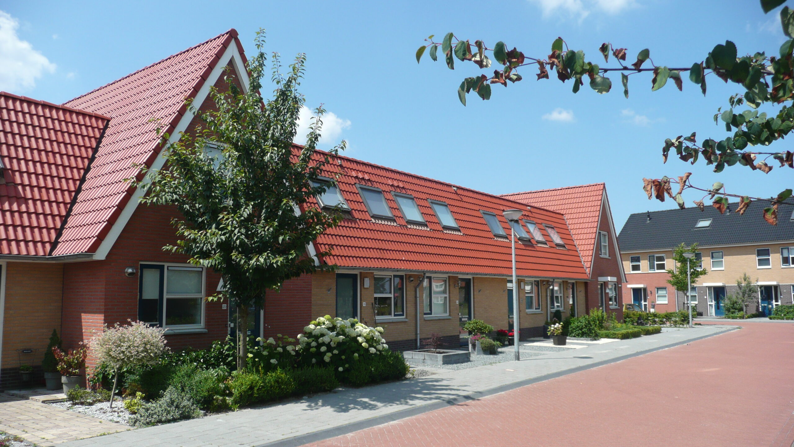Moderne gezinswoningen in de groene woonwijk Gelders Kwartier.