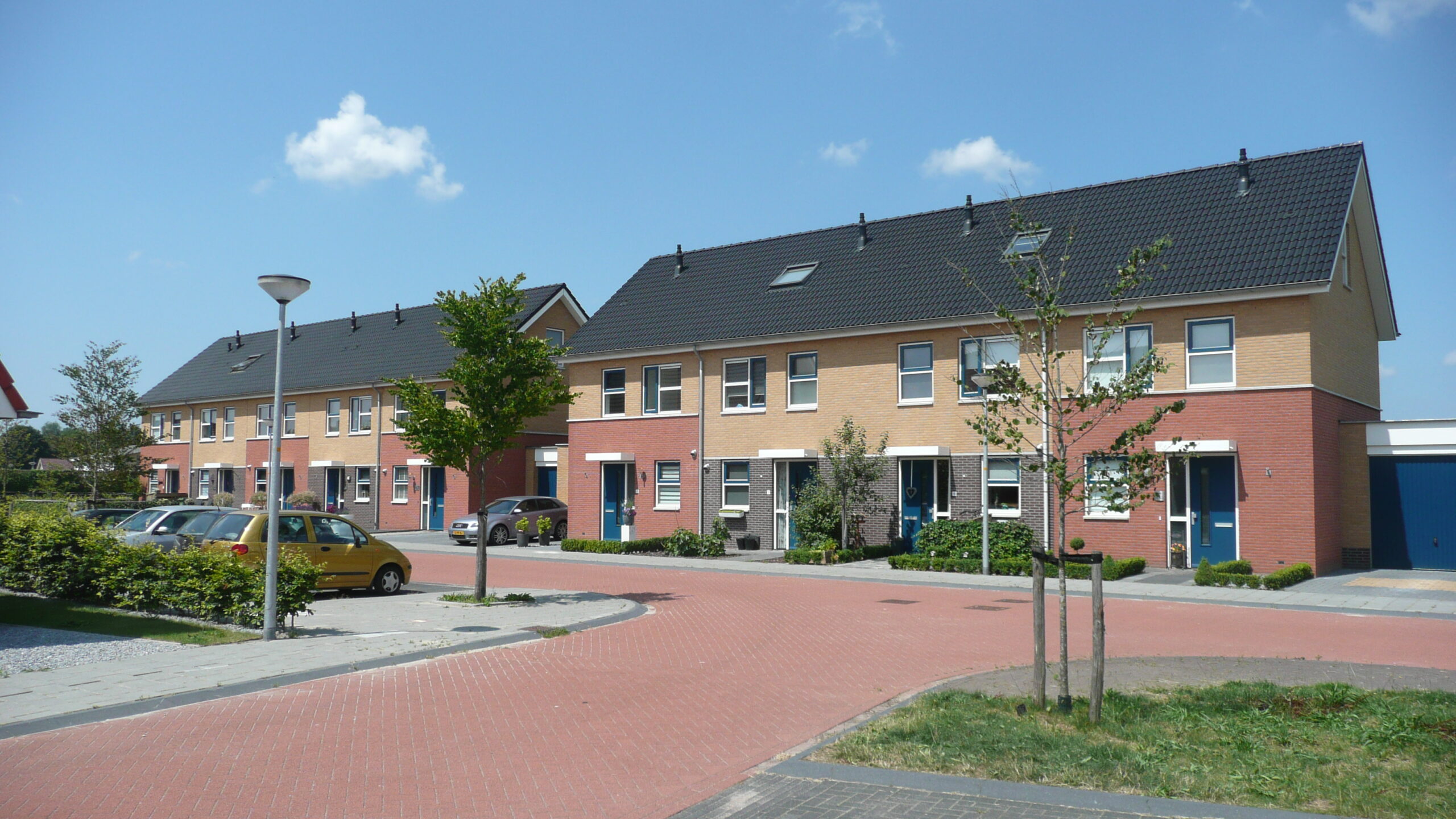 Duurzame nieuwbouwwoningen in de woonwijk Gelders Kwartier in Emst.