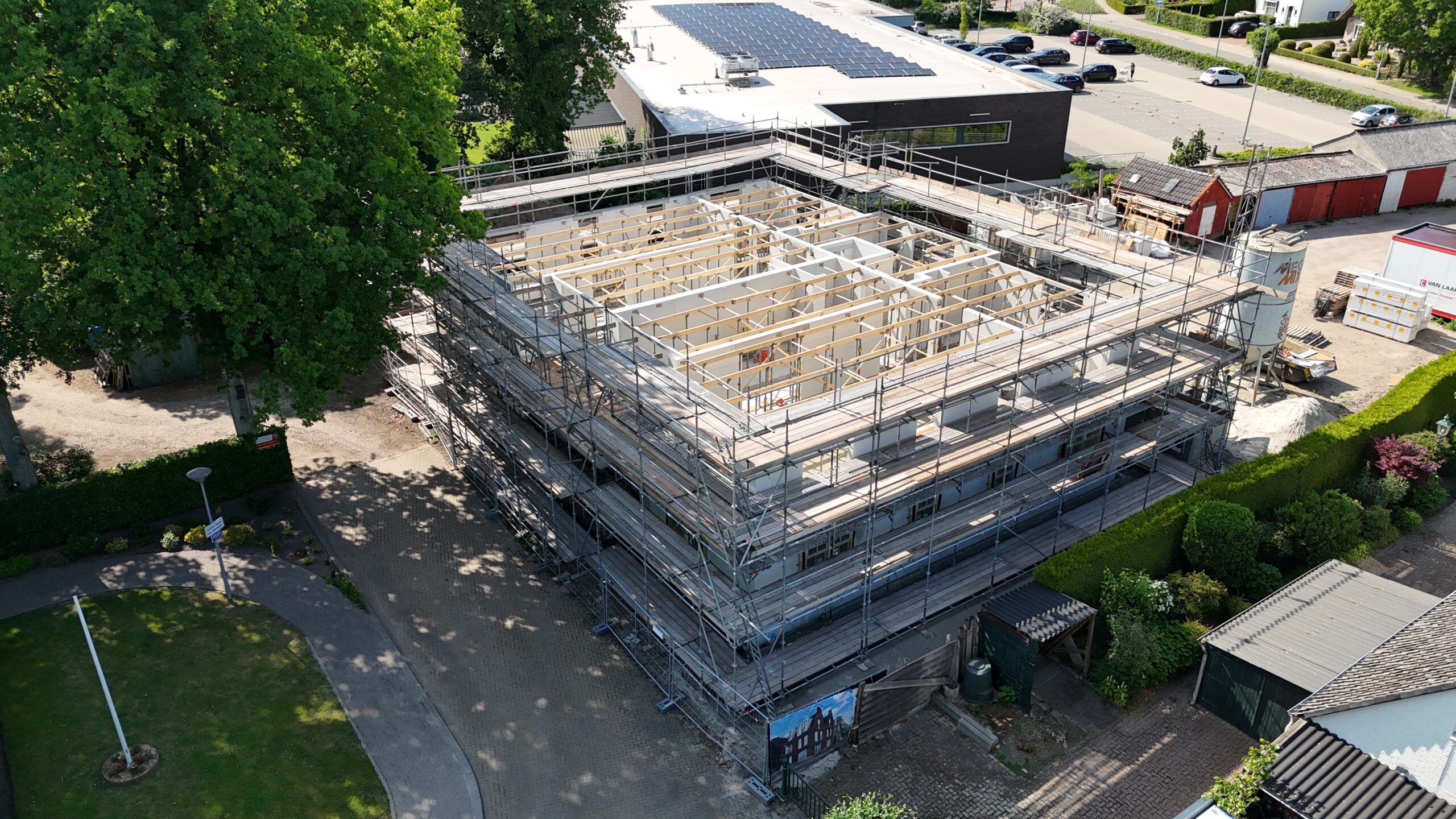 Energiezuinig appartementencomplex gerealiseerd door Bouwbedrijf Van Laar.