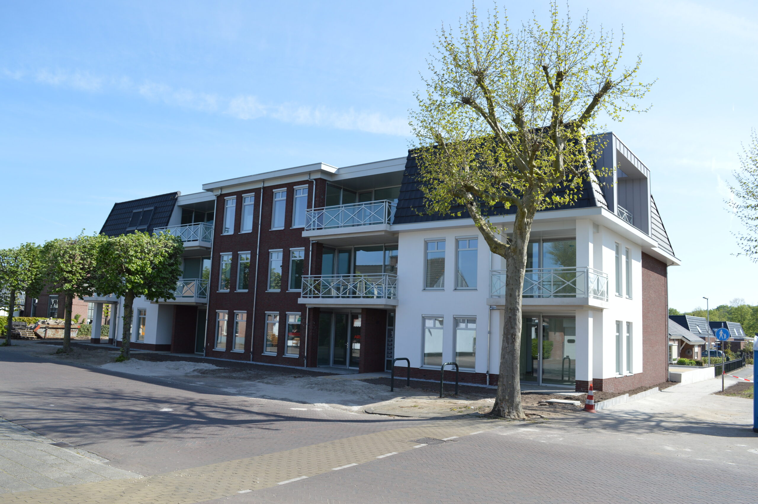 Nieuwbouwappartementen met moderne architectuur in Heerde.