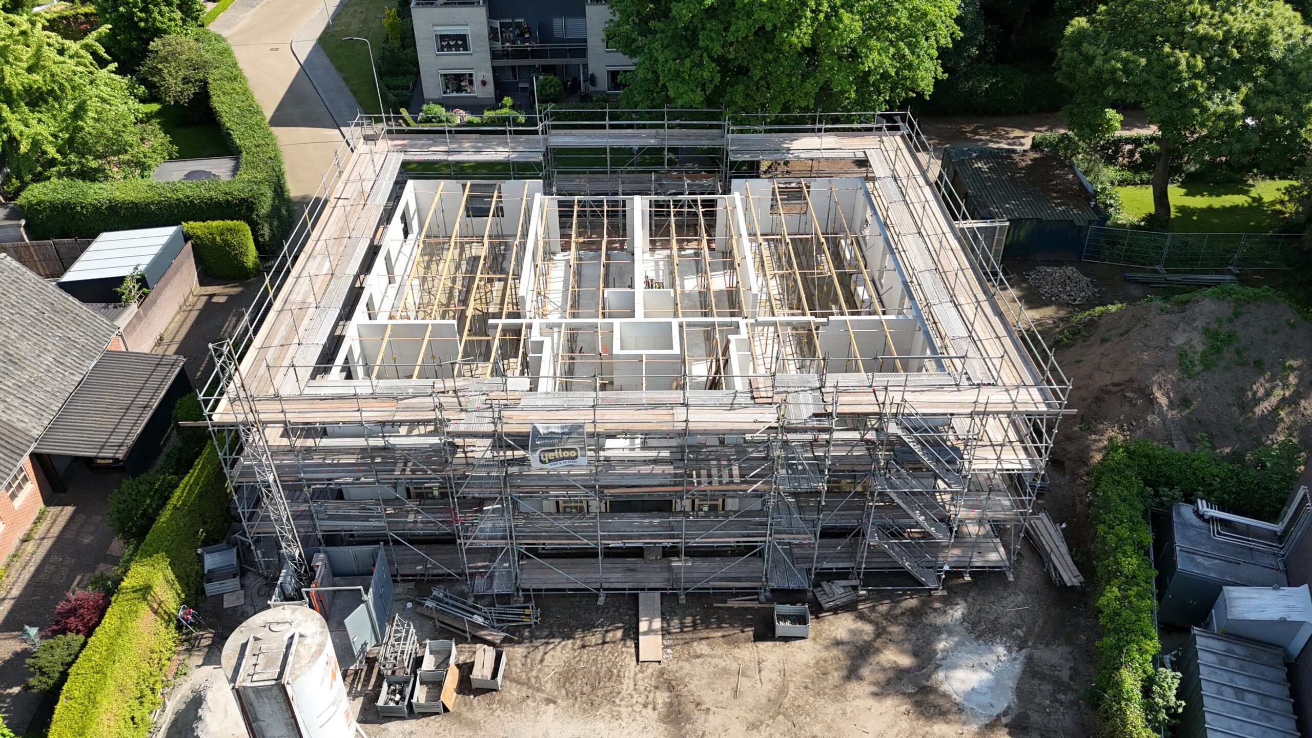 Energiezuinig appartementencomplex gerealiseerd door Bouwbedrijf Van Laar.