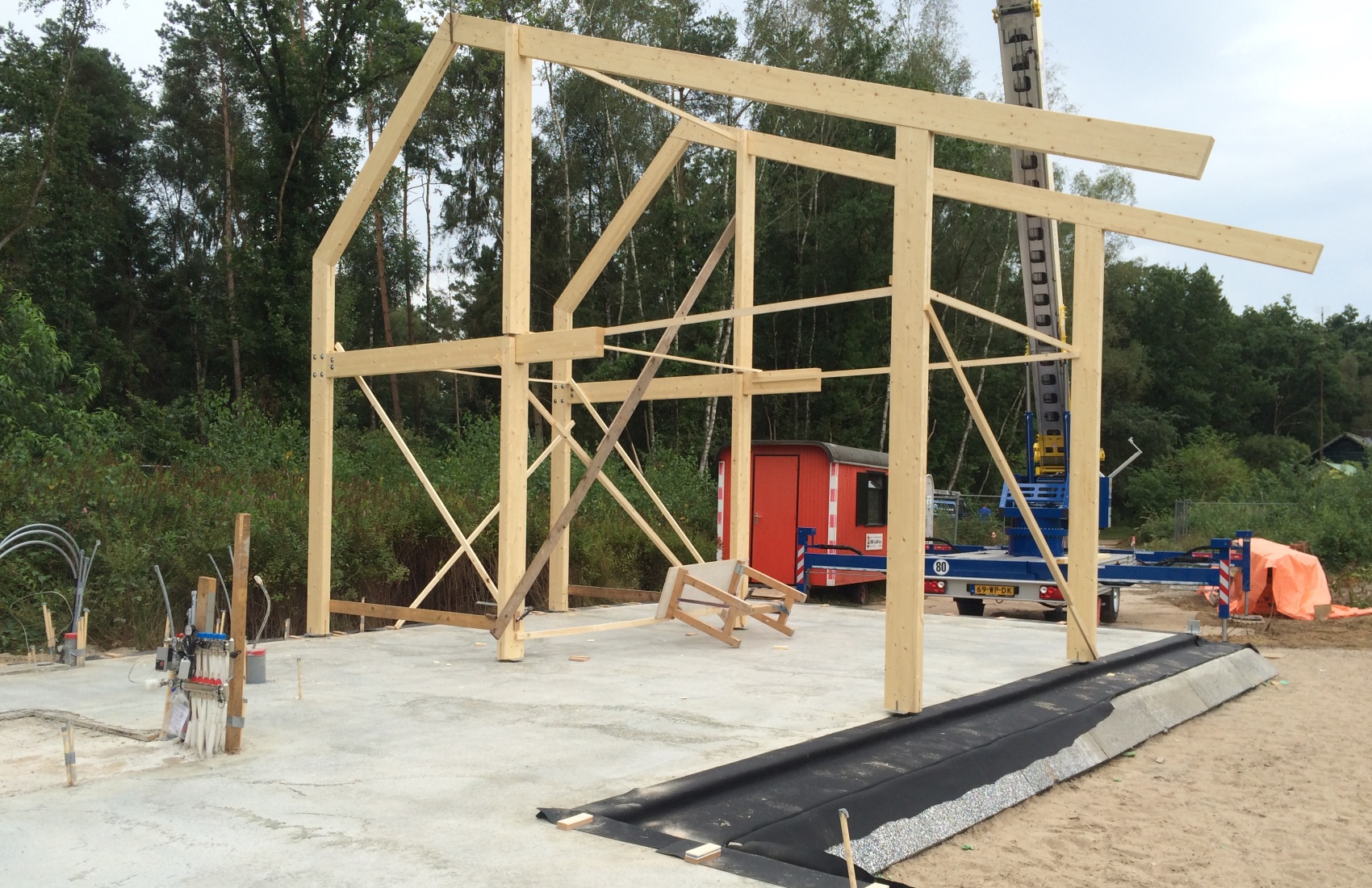 Bouwbedrijf Van Laar realiseert recreatieverblijf in Vaassen.