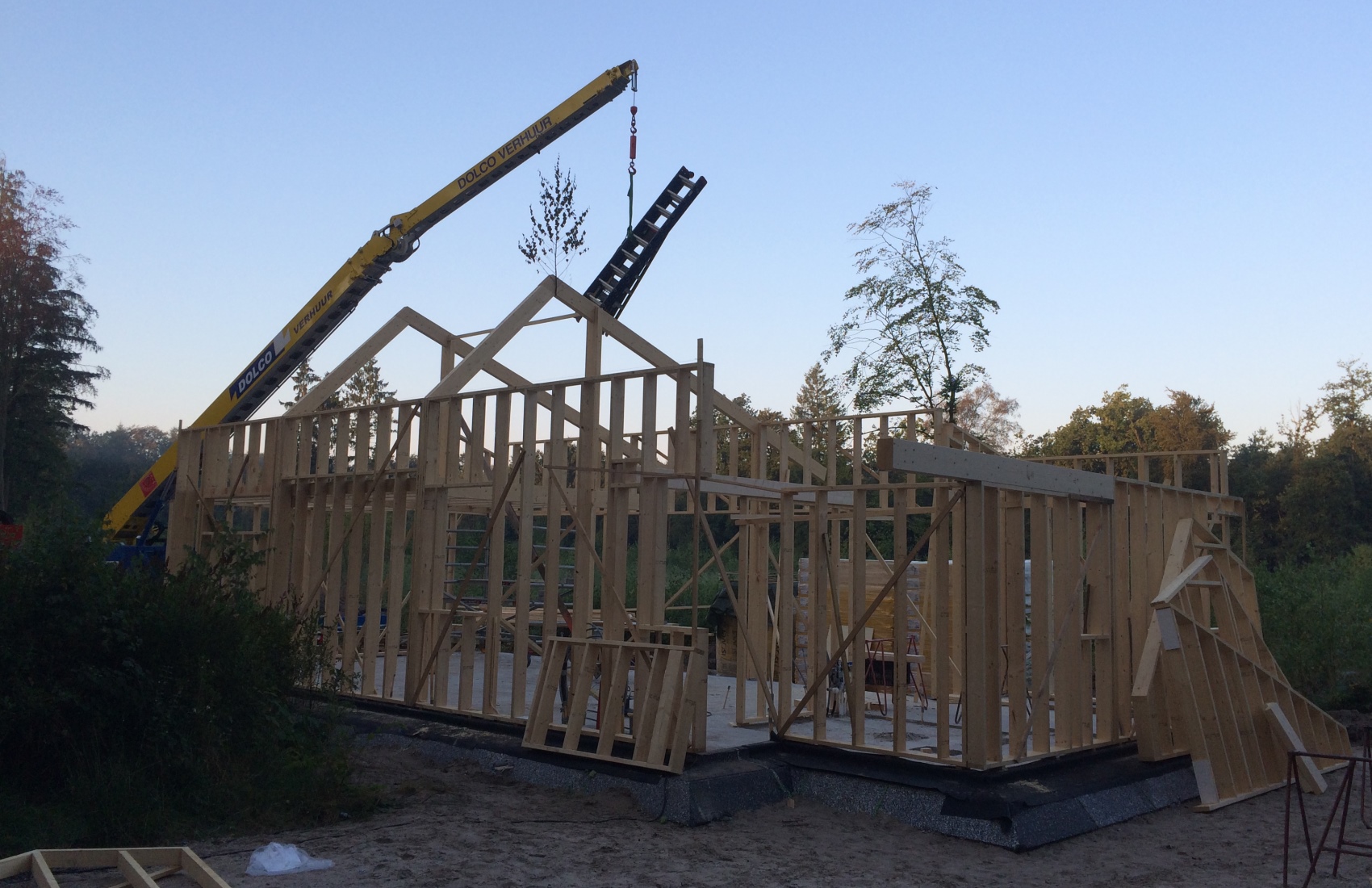 Bouwbedrijf Van Laar realiseert recreatieverblijf in Vaassen.