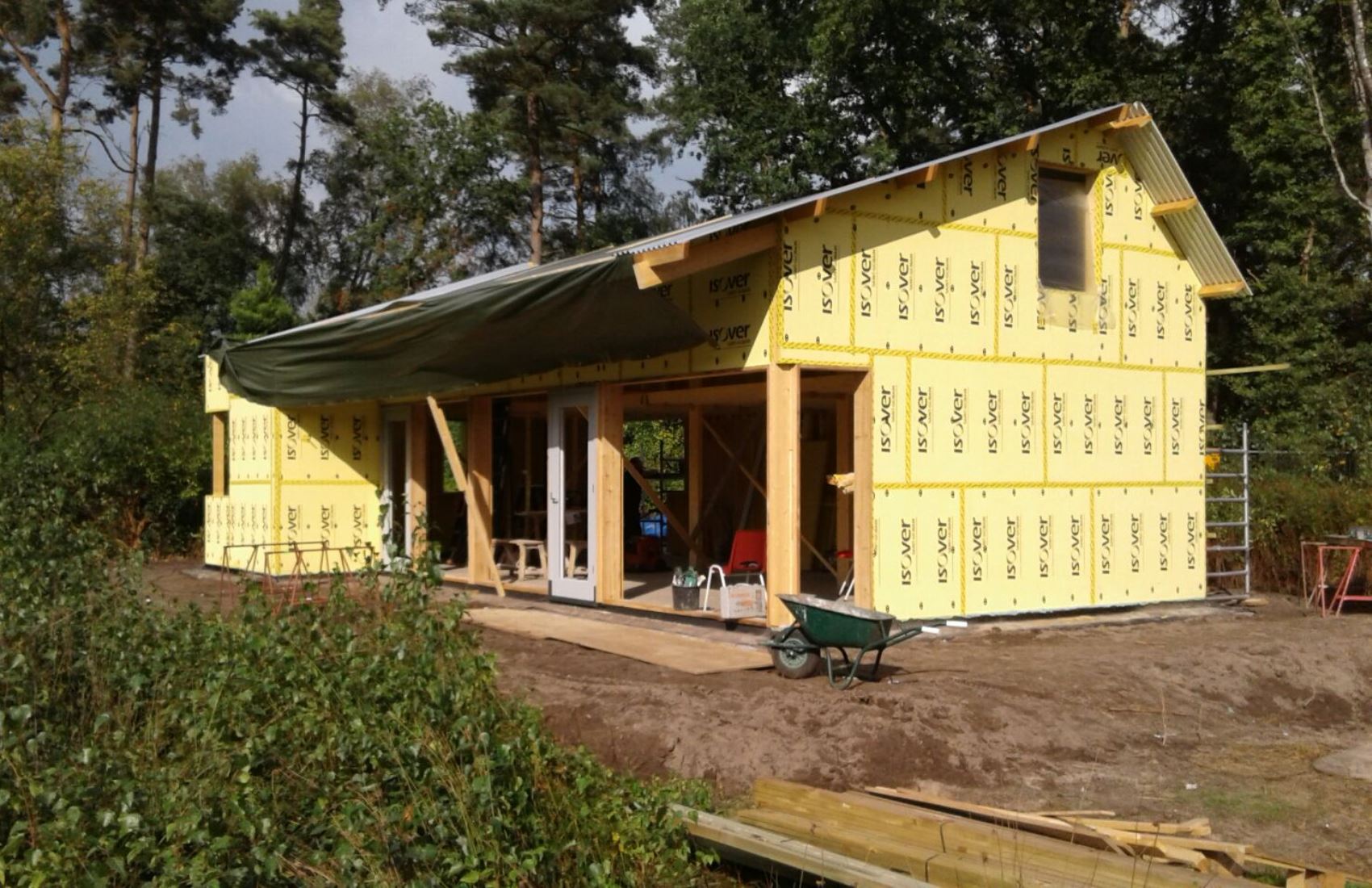 Bouwbedrijf Van Laar realiseert recreatieverblijf in Vaassen.
