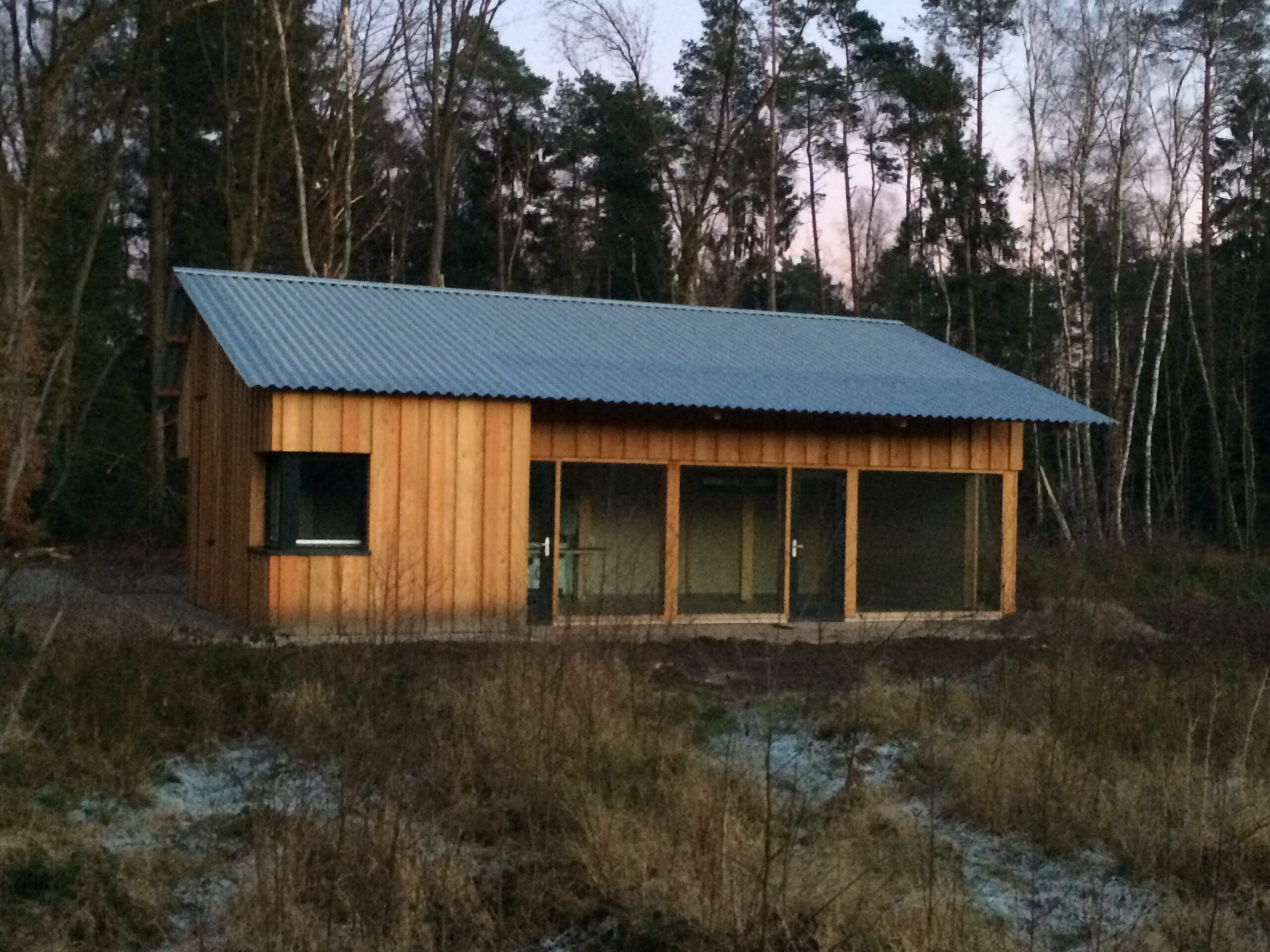 Duurzame recreatiewoning aan de rand van het Kroondomein bij Vaassen.