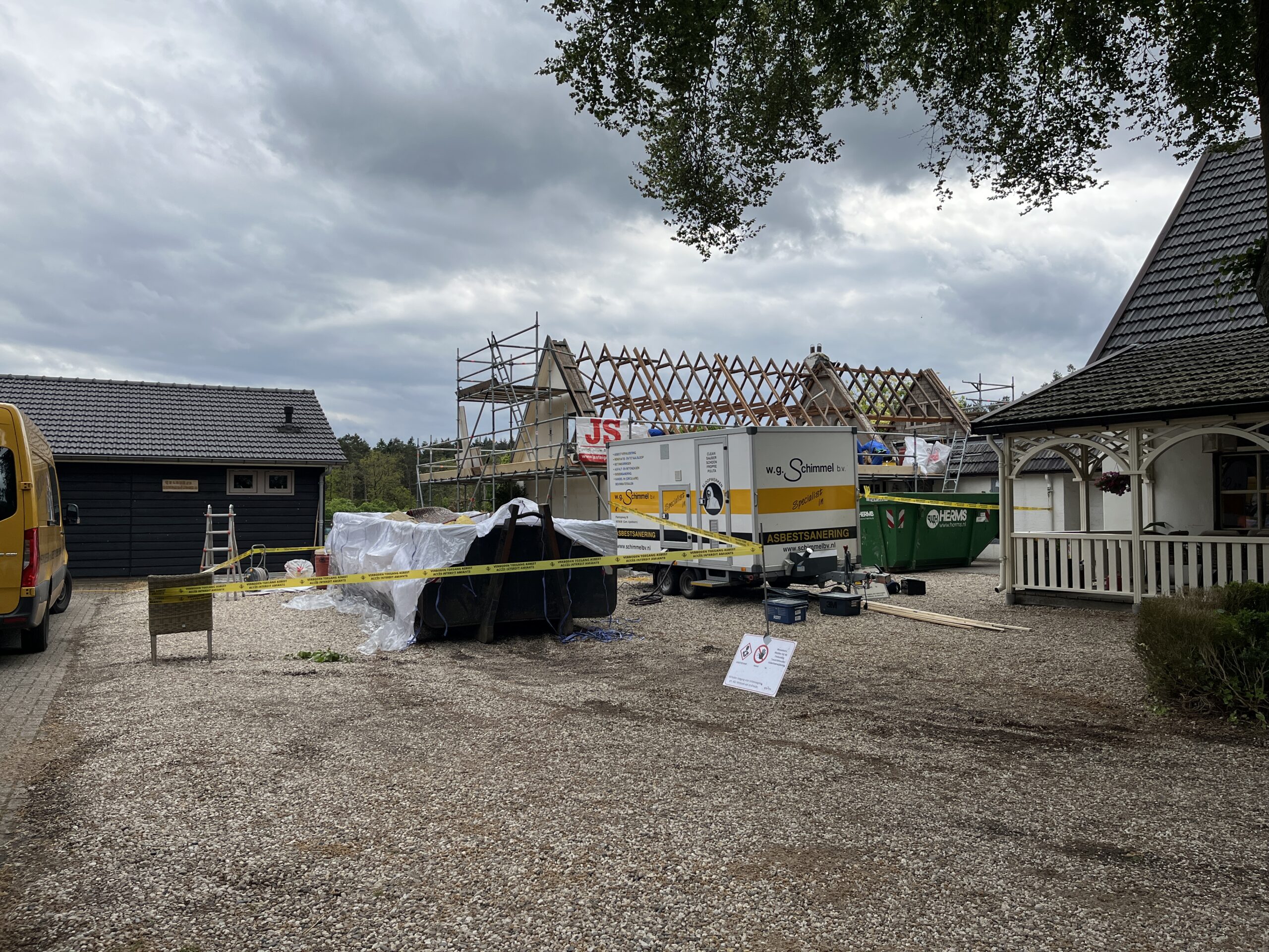Renovatieproject van woonhuis, bakhuis en zomerhuis in Hoenderloo door Bouwbedrijf Van Laar.