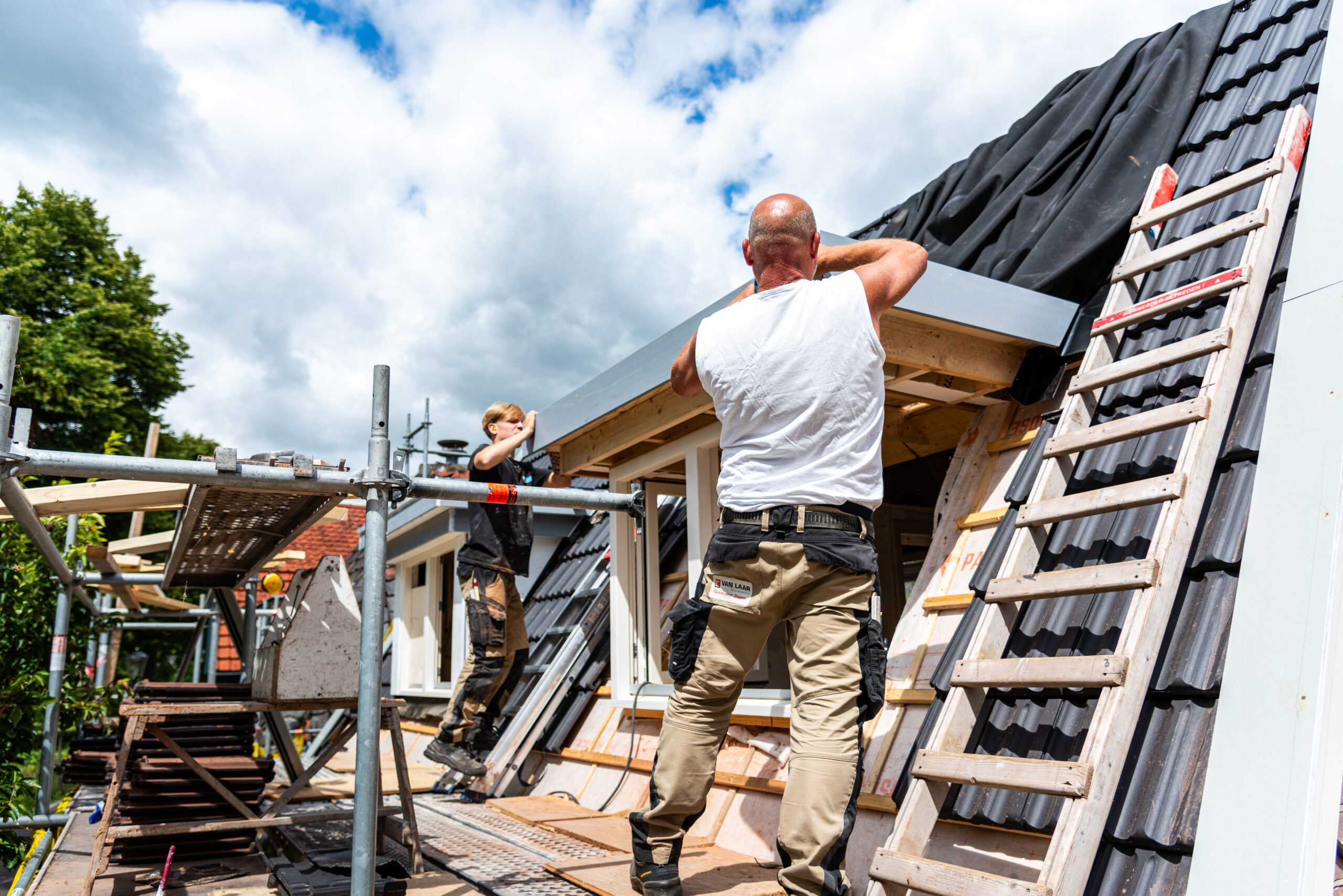 Bouwbedrijf Van Laar realiseert een duurzame woningrenovatie in Hattem.