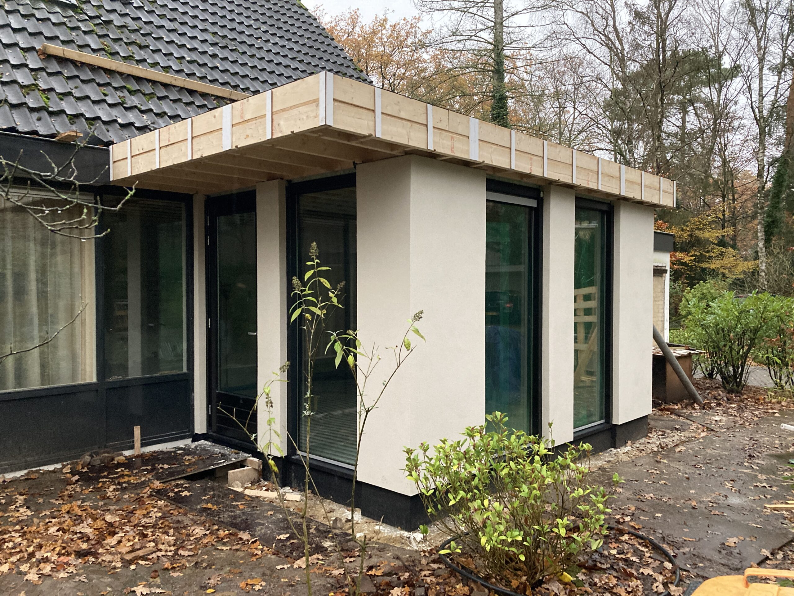 Bouwbedrijf Van Laar realiseert een moderne uitbouw in Vaassen.