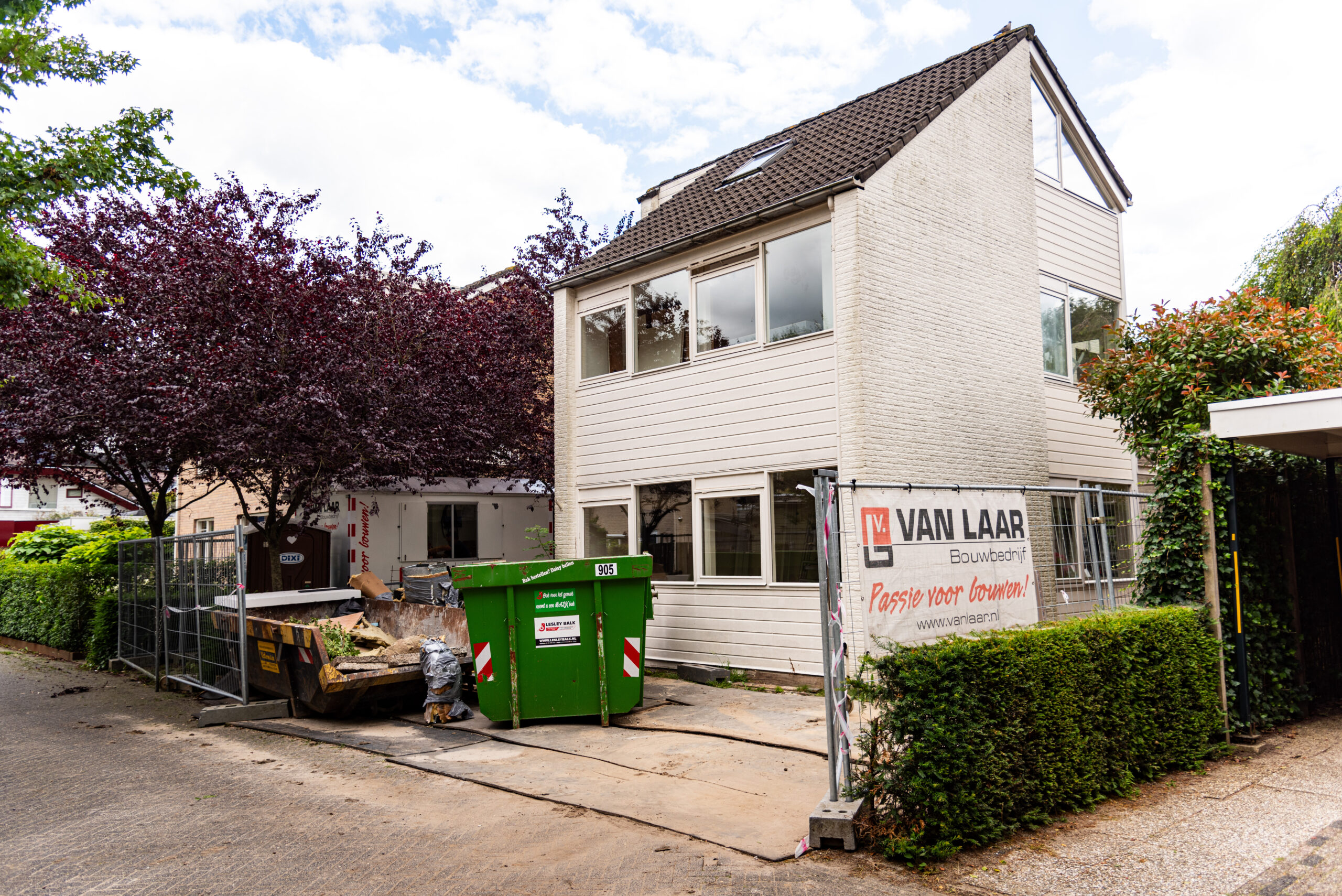 Moderne woninguitbreiding gerealiseerd door Bouwbedrijf Van Laar.