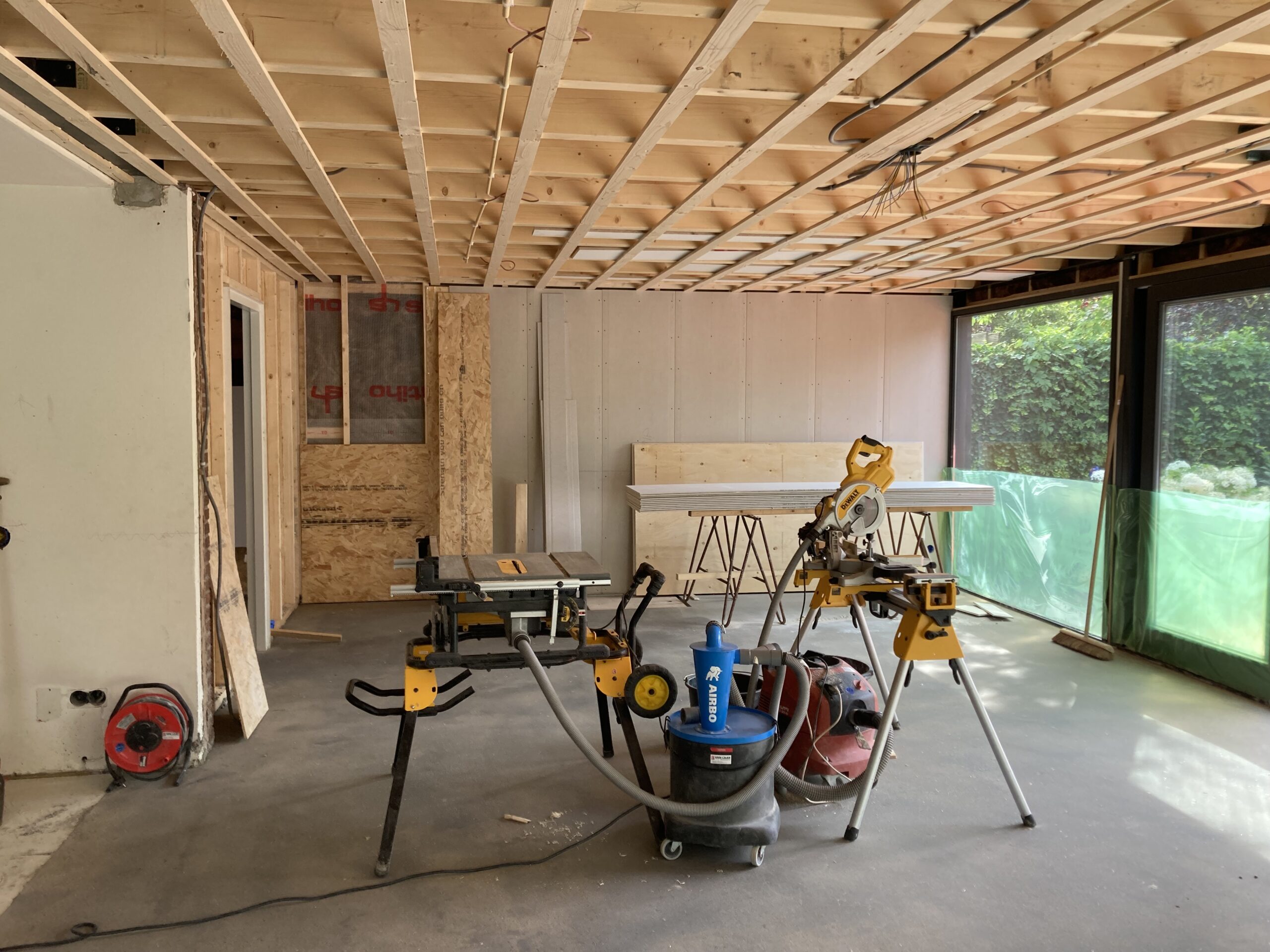 Moderne woninguitbreiding gerealiseerd door Bouwbedrijf Van Laar.