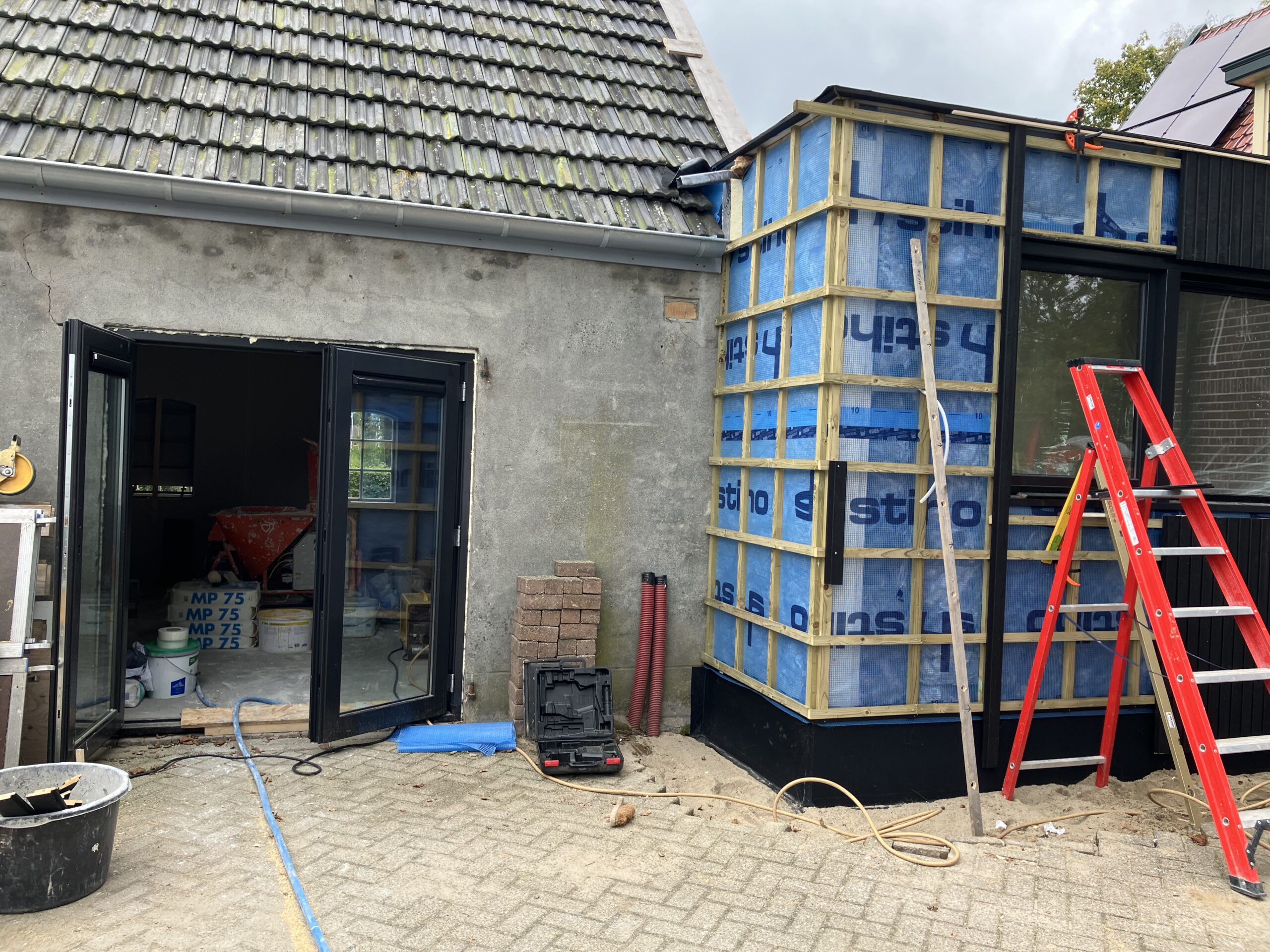 Bouwbedrijf Van Laar realiseert een woninguitbreiding in Klarenbeek.
