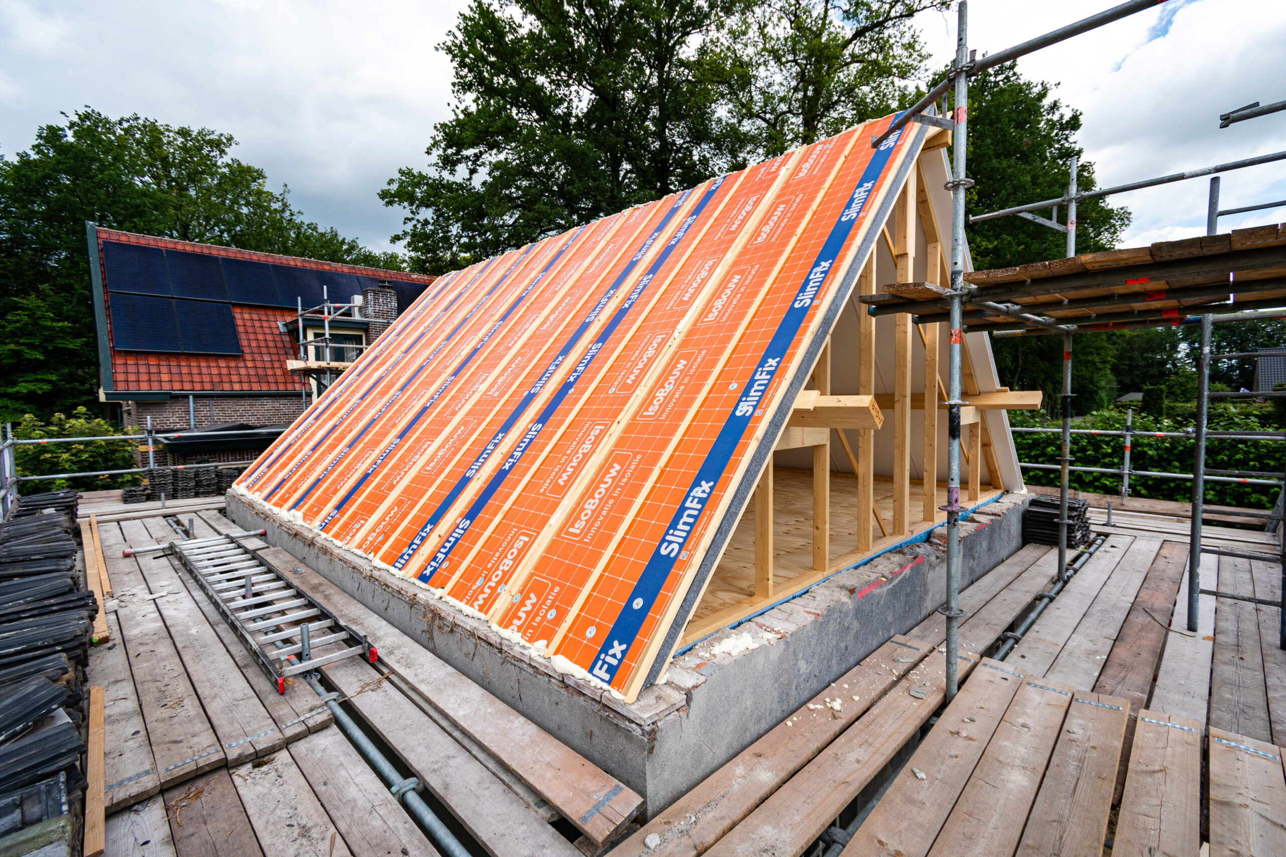 Karakteristieke schuur omgebouwd tot onderdeel van de woning.