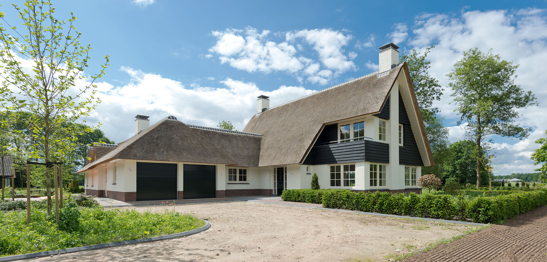 Karakteristiek landhuis in het buitengebied van Vaassen.