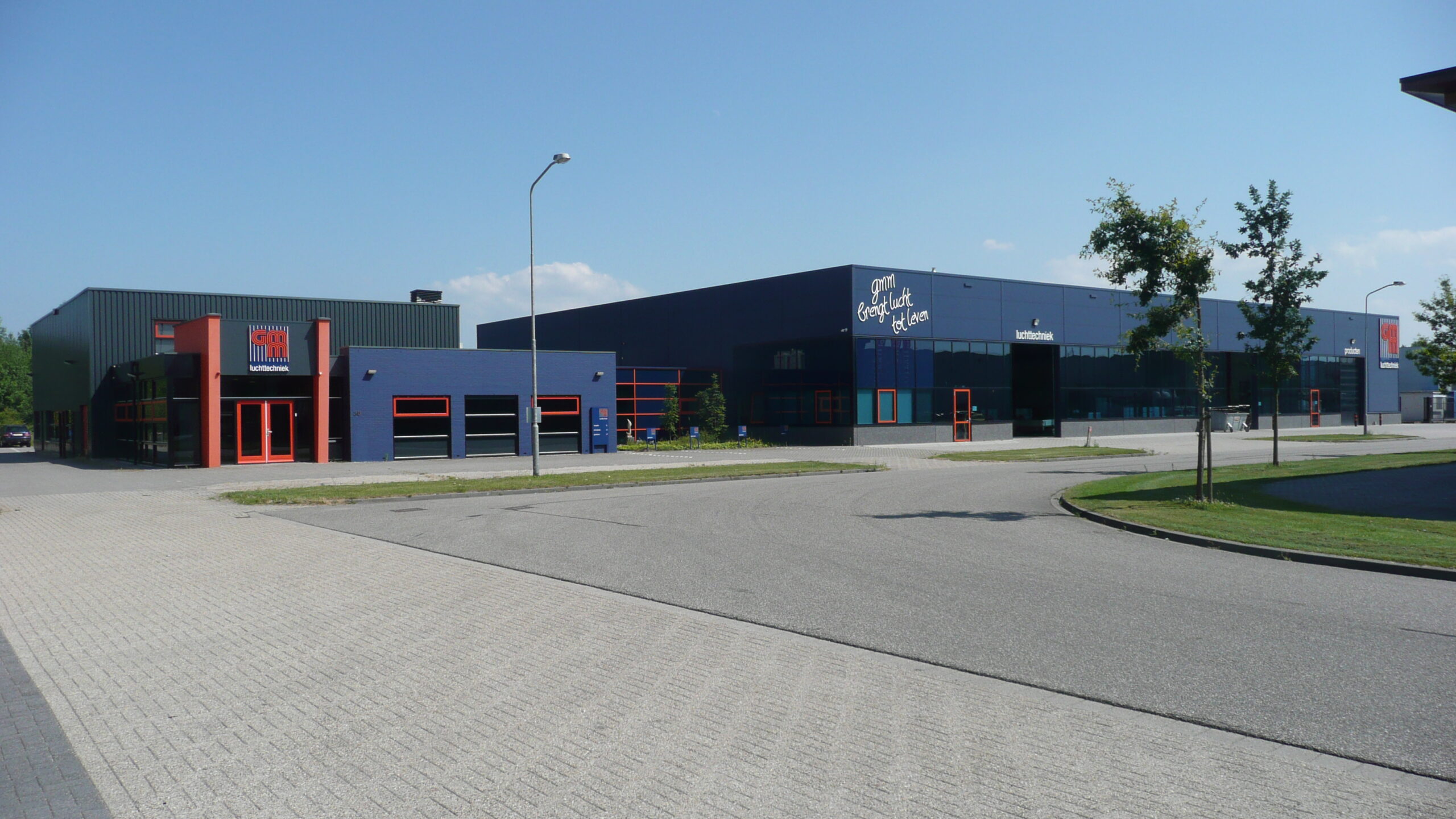 Nieuw bedrijfspand van GMM Luchttechniek in Vaassen.