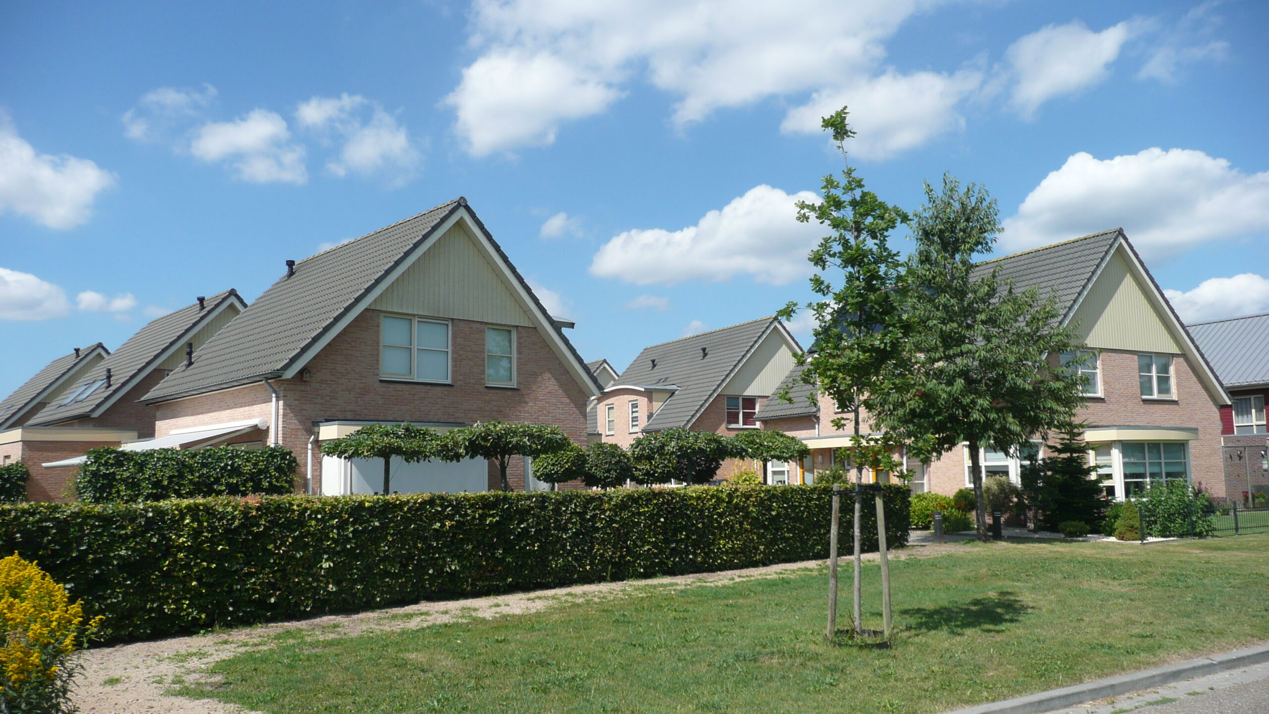 Nieuwbouwwoningen aan de Kornoeljestraat in Vaassen.