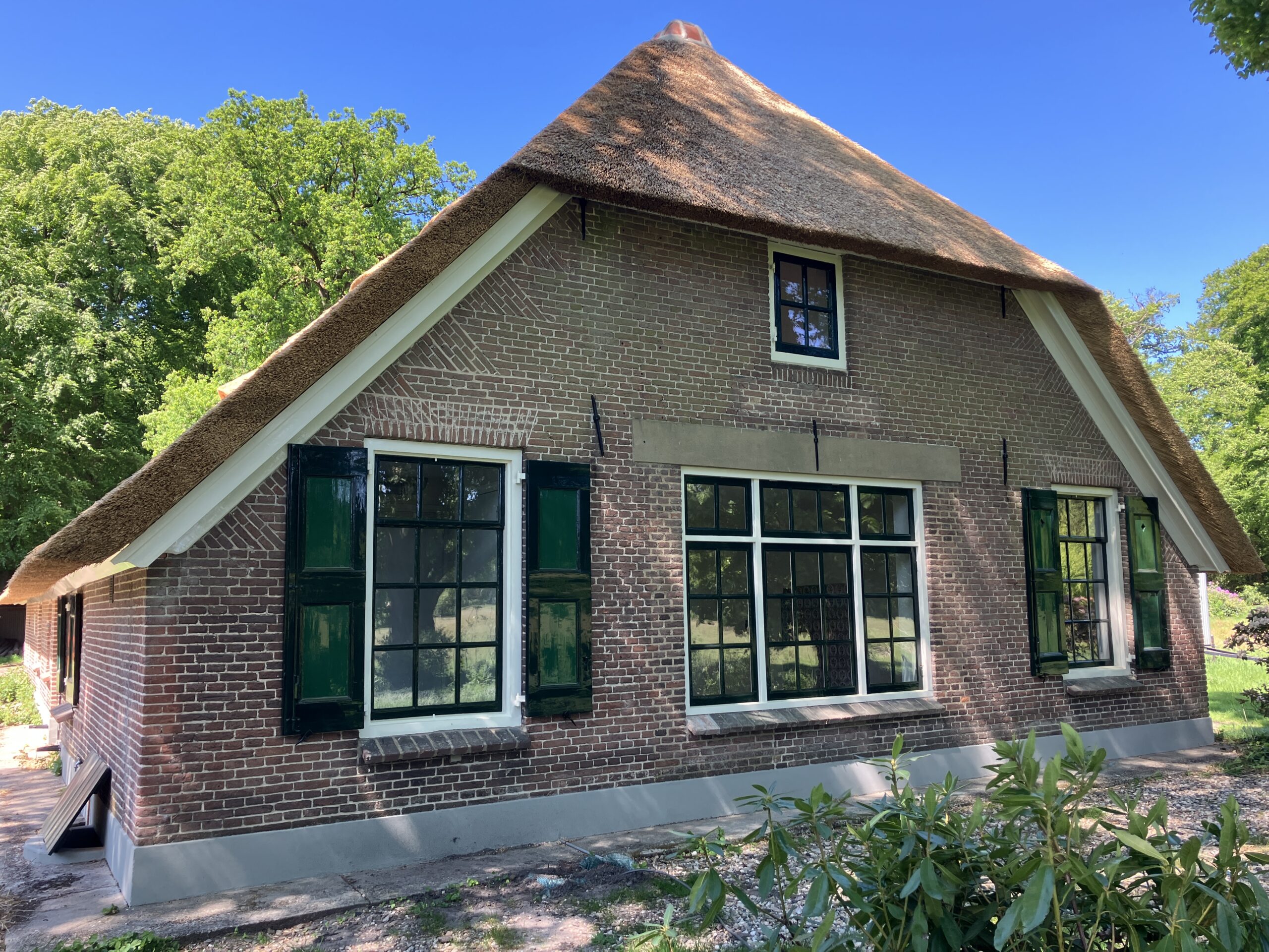 Gerestaureerde boerderij Petrea in Wapenveld.